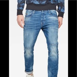 G-STAT BIWES 3D SLIM JEANS SIZE 34